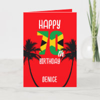Jamaican Happy 70th Birthday