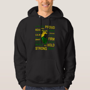 Jamaican Heart For Proud Men And Women Of Jamaica Hoodie