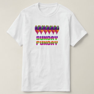 Jamaican Heart Sunday Funday T-Shirt