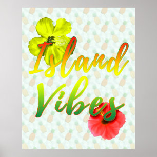 Jamaican Island Vibes Poster