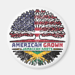 Jamaican Jamaica US American USA United States Magnet