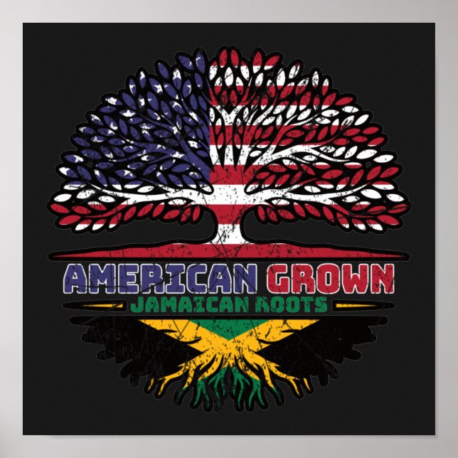 Jamaican Jamaica US American USA United States Poster (Front)