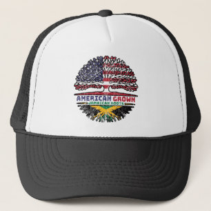 Jamaican Jamaica US American USA United States Trucker Hat