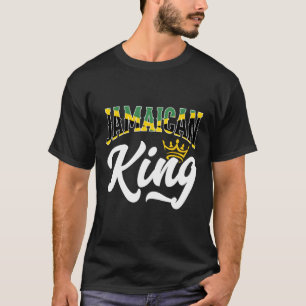 Jamaican King Jamaica Jamaican Jamaica Flag T-Shirt