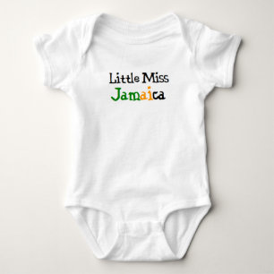 jamaican little miss baby bodysuit