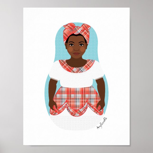 Jamaican Matryoshka Poster (Front)