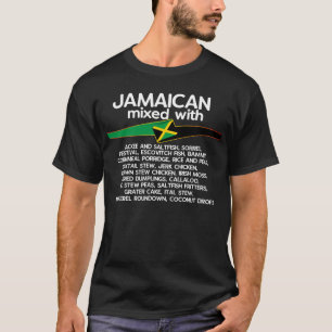 Jamaican Mixed With Jamaica Proud Group Matching T-Shirt
