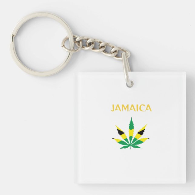 Jamaican plant key ring (Front)