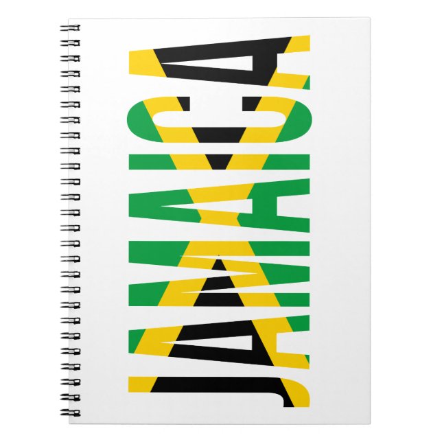 Jamaican Pride Flag Of Jamaica Notebook (Front)