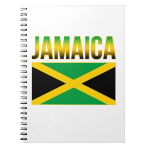 Jamaican Pride Flag Of Jamaica Notebook