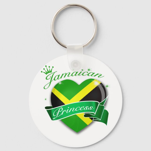 Jamaican Princess Key Ring (Front)