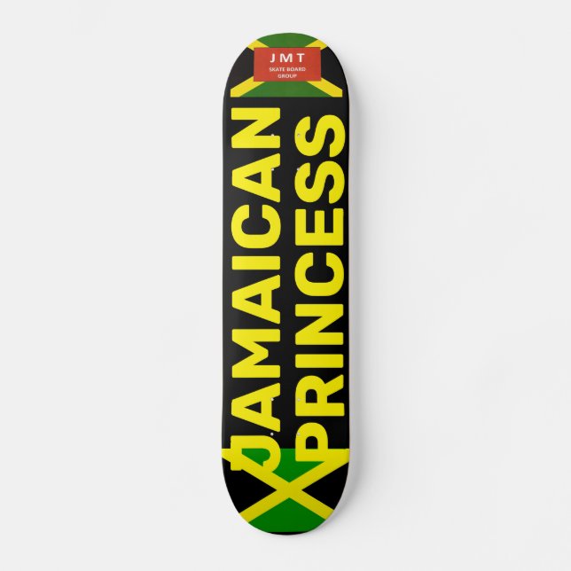 JAMAICAN PRINCESS Skateboard (Front)
