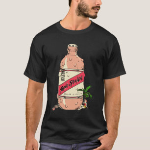 Jamaican Red Stripe Beer  Fitted  T-Shirt