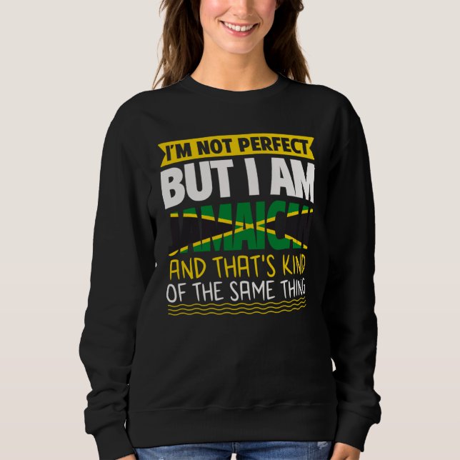 Jamaican Roots reggae Jamaica Patty Partner  9 Sweatshirt (Front)