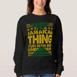 Jamaican Roots reggae Jamaica Patty Partner Sweatshirt