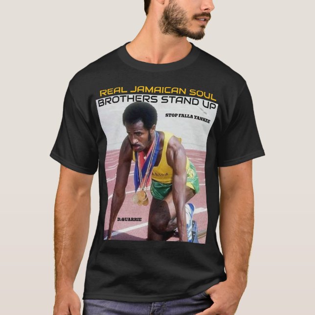 JAMAICAN SOUL BROTHERS Basic Dark T-Shirt (Front)