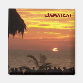 Jamaican Sunset Magnet - Customised