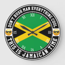 Jamaican Time Wall Clock