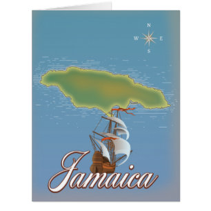 Jamaican Travel Island map