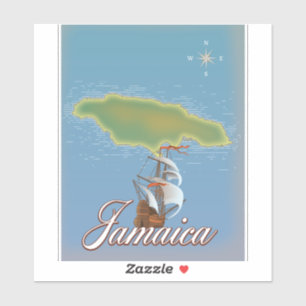 Jamaican Travel Island map