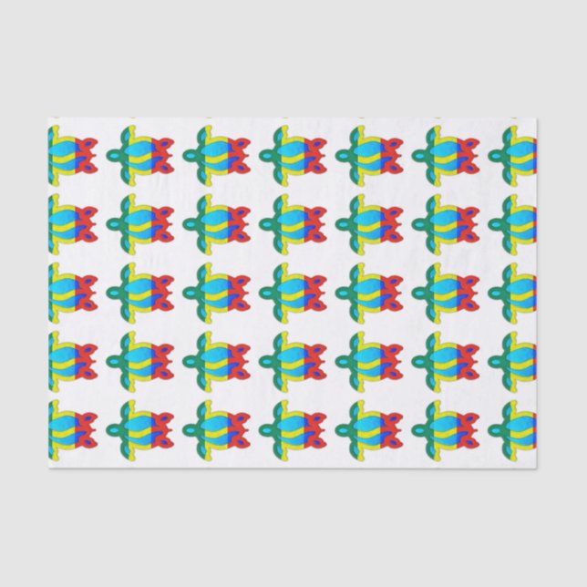Jamaican Turtle Tissue Paper (Front)