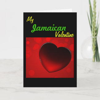 Jamaican Valentines Card