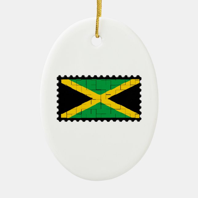 Jamaican Way Ceramic Ornament (Front)