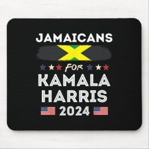 Jamaicans For Kamala Harris 2024 Jamaica Flag Patr Mouse Pad