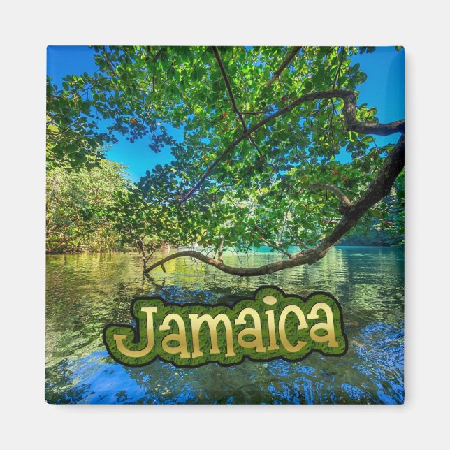Jamaica's Blue Lagoon, Port Antonio Magnet (Front)