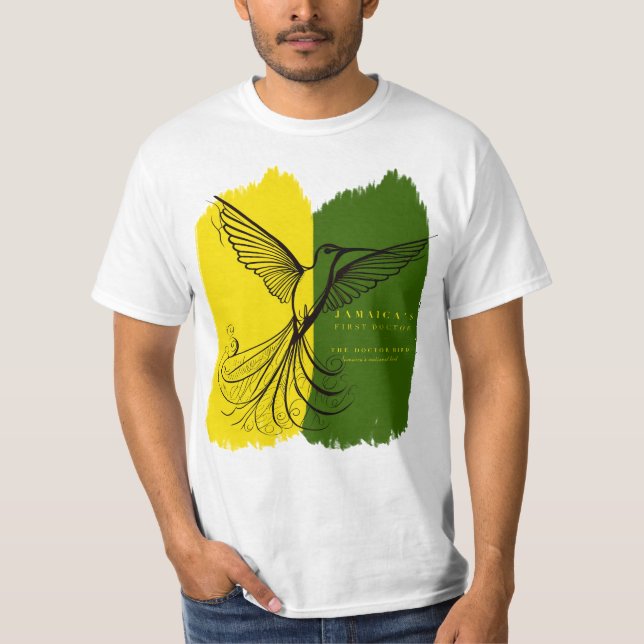 Jamaica's First Doctor - The Doctor Bird T-Shirt (Front)