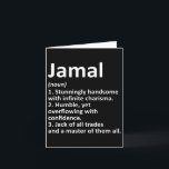 Jamal Definition Personalised Name Funny Birthday  Card<br><div class="desc">Jamal Definition Personalised Name Funny Birthday Gift Idea</div>