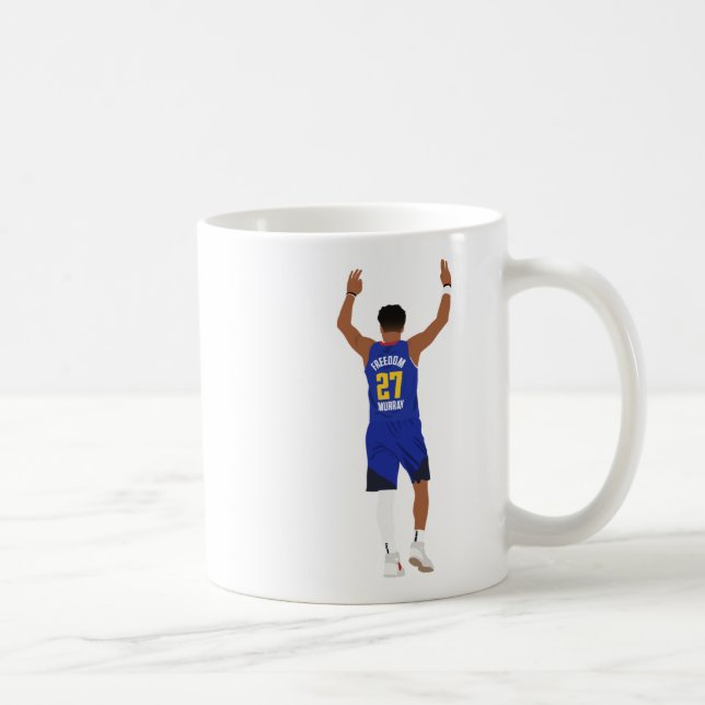 Jamal Murray 3's (denver Nuggets)  Coffee Mug (Right)
