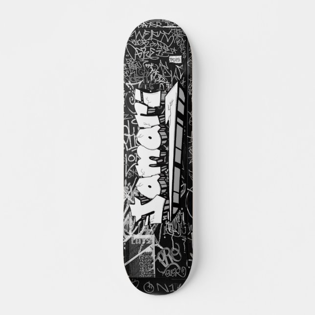 Jamari Graffiti Custom Personalised Skateboard (Front)