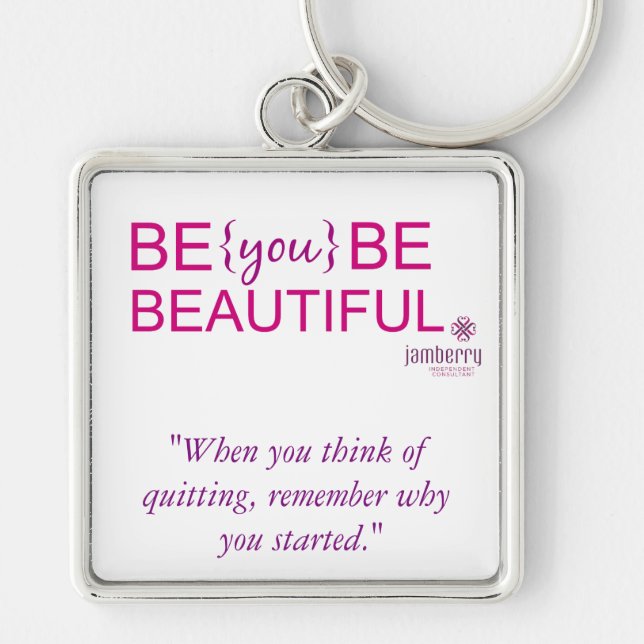jamberry motivational keychain reminder (Front)