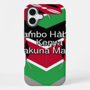 Jambo Habari ! Kenya Hakuna Matata iPhone Case