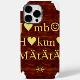 Jambo Hakuna Matata: African Art Print/Graphic Case-Mate iPhone 14 Pro Max Case