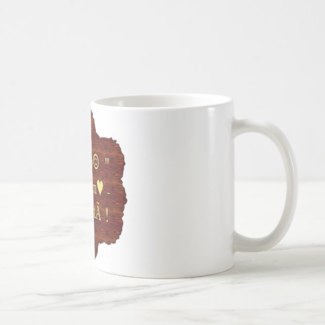 Jambo Hakuna Matata: African Art Print/Graphic Coffee Mug (Right)