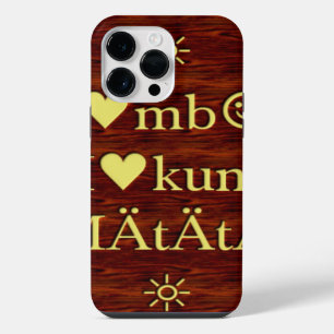 Jambo Hakuna Matata: African Art Print/Graphic iPhone Case