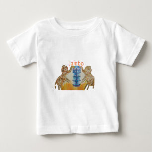 Jambo Jumbo African Kids Elephants Art Print Baby T-Shirt