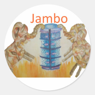 jambo Jumbo Hakuna Matata.png Classic Round Sticker