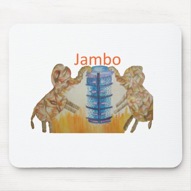 jambo Jumbo Hakuna Matata.png Mouse Pad (Front)
