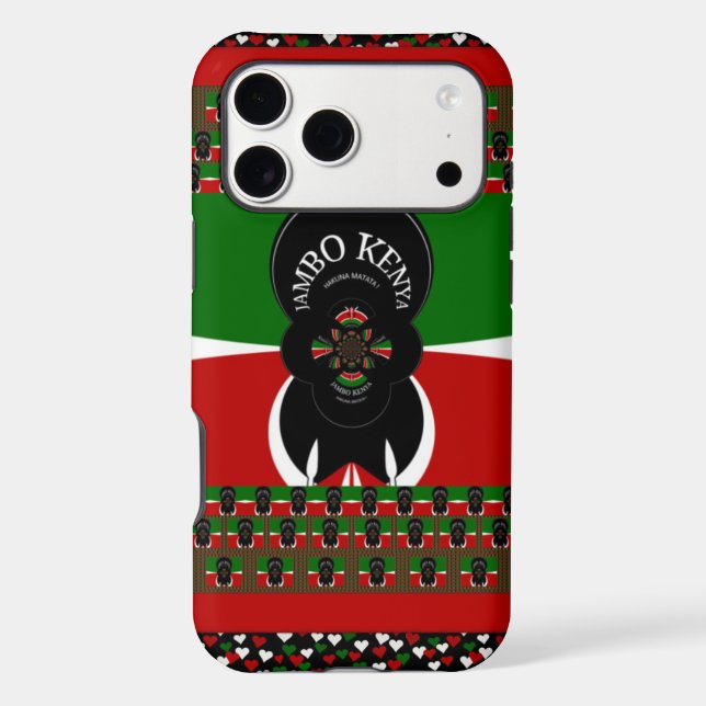 Jambo Kenya Art Print (Back)