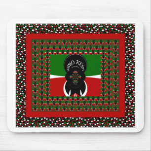 Jambo Kenya Art Print Mouse Pad