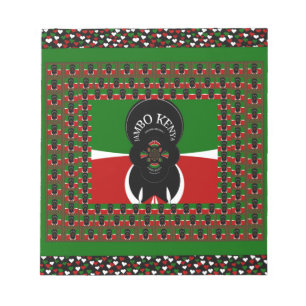 Jambo Kenya Art Print Notepad