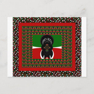 Jambo Kenya Art Print Postcard