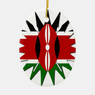 Jambo Kenya Hakuna Matata Ceramic Tree Decoration