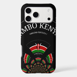 Jambo Kenya Hakuna Matata   National Flag Abstract