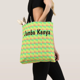 Jambo Kenya, Magical Pattern  Tote Bag