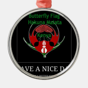 Jambo Kenya Metal Ornament