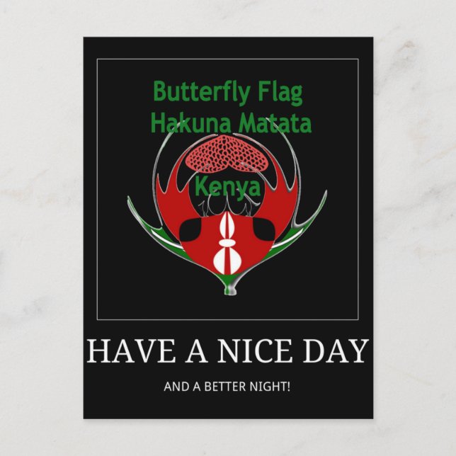 Jambo Kenya Postcard (Front)